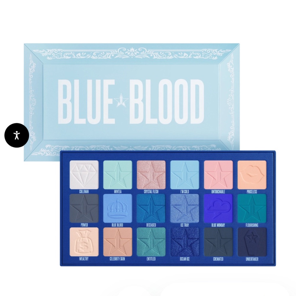 BNIB Jeffree Star Cosmetics Blue Blood Palette